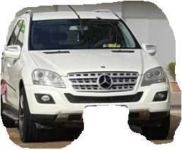 Mercedes ML350 couleur Blanche