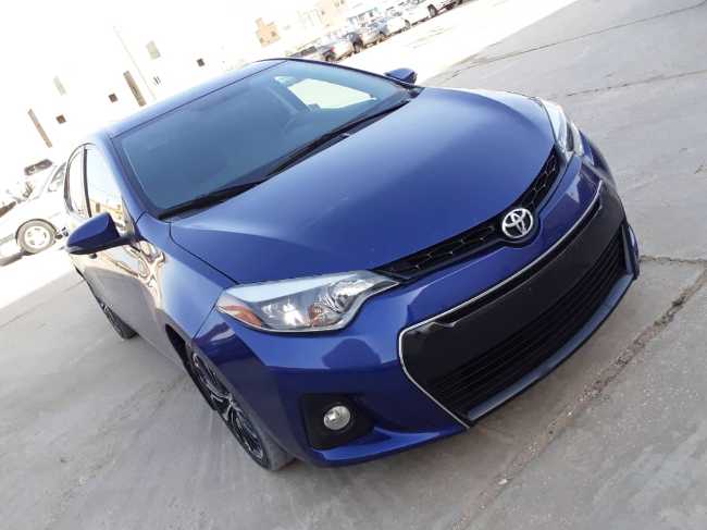 Corolla S modèle 2014مديون ماه مرقم 