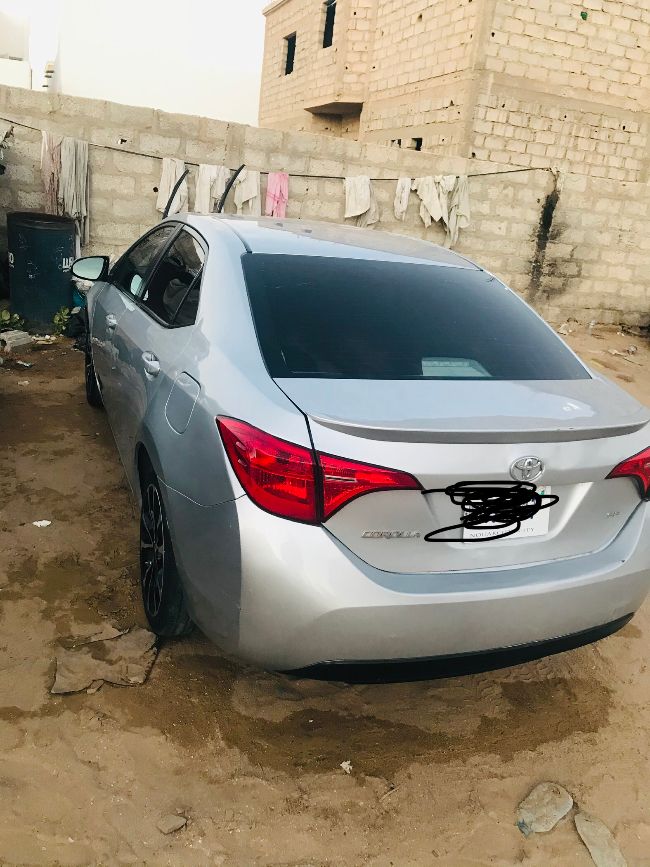 Corolla XSE مافات ورقمت 