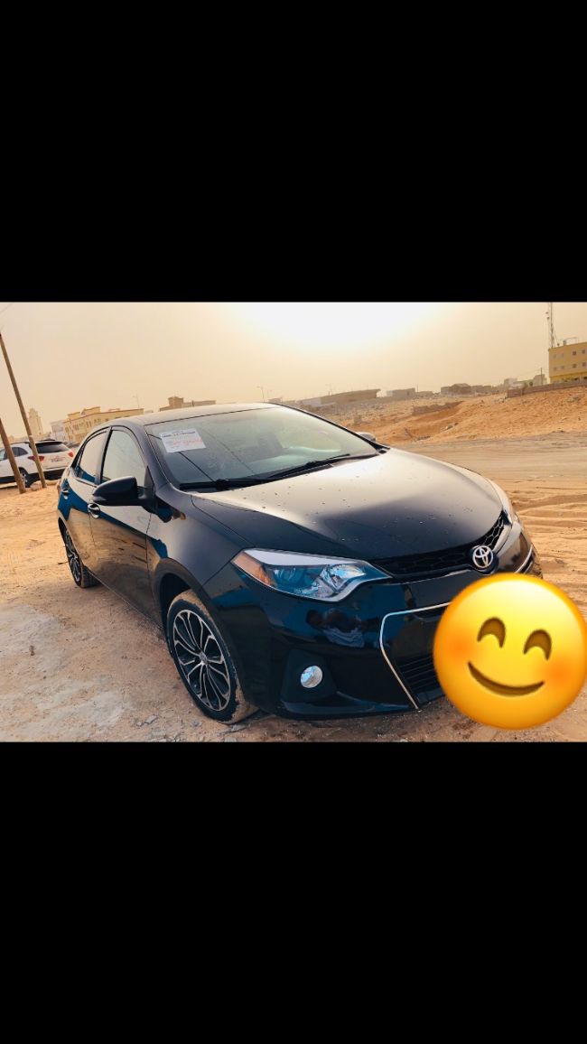 Corolla 2015 S مجمركة و جديدة الدخول و الترقيم 