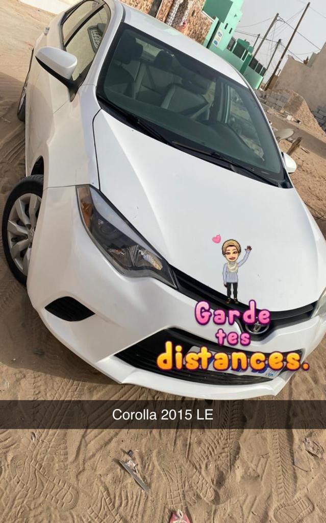 سيارة نظيفة واف عنه لكلام Corolla LE 