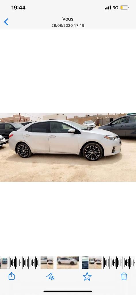 Corolla S 2015 Full options camera... non immatriculée