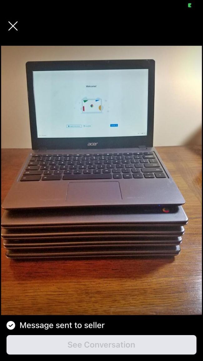 Chrome book ACER sans 