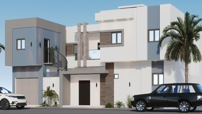 التخطيط المتابعة البناء  plan de maisons