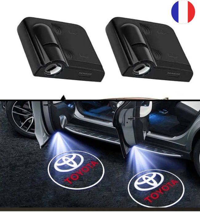  2 x Projecteur led logo Toyota et Hyundai 