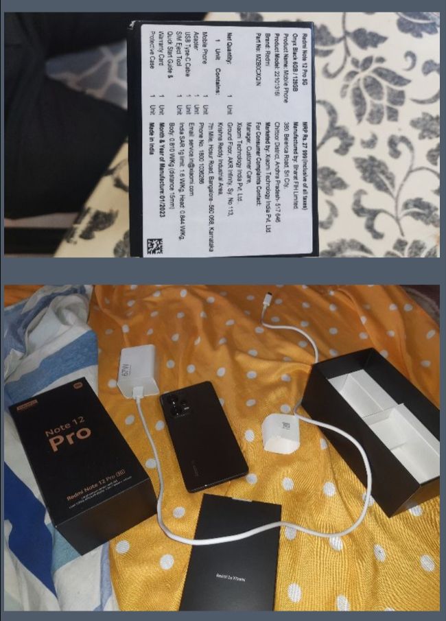 Redmi note 12 pro 5g 