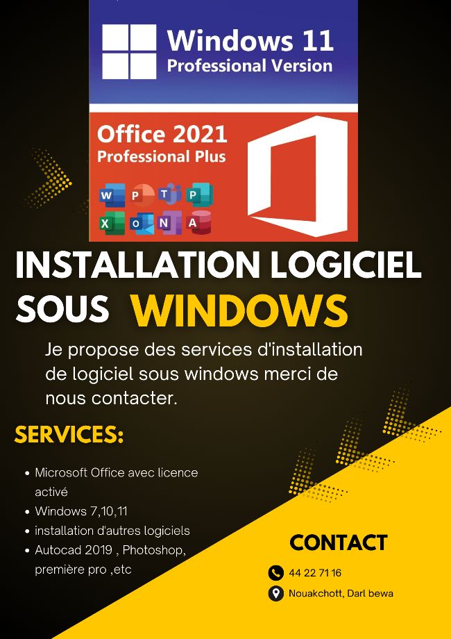 Installation logiciel