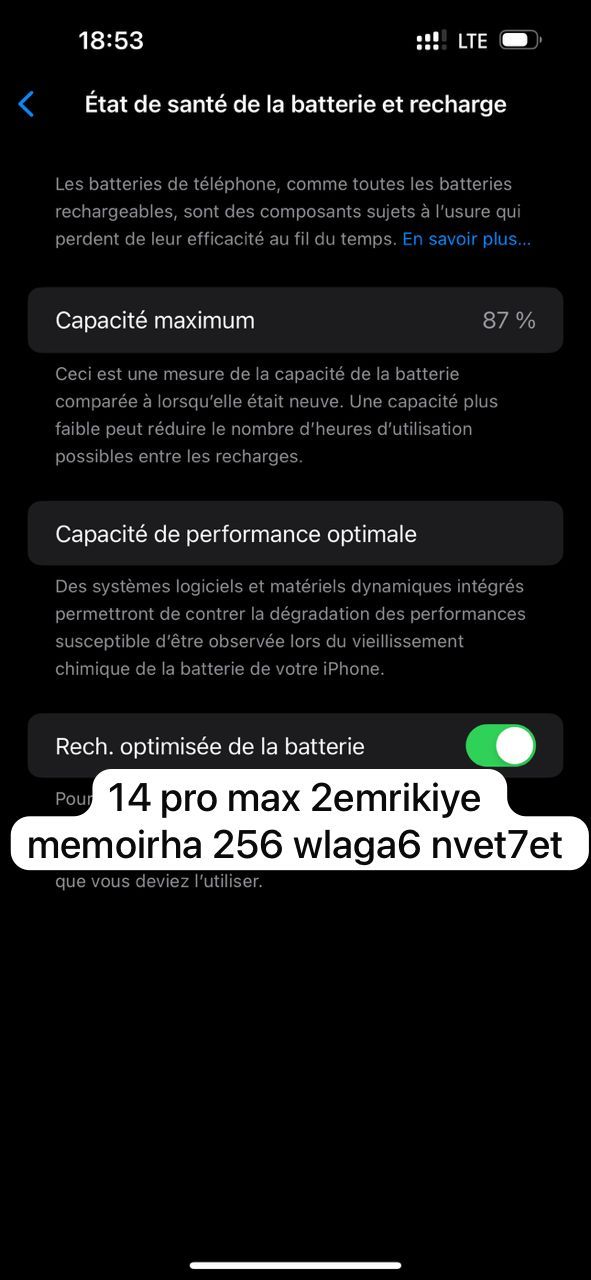 Iphone 14 pro max  256 GB 