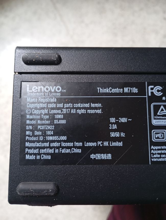 Lenovo thinckcentre M710S