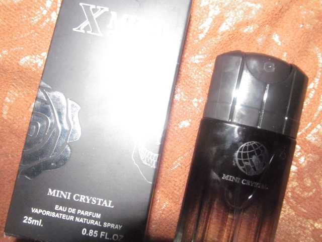 x mini crystal perfume