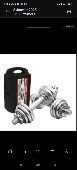 DUMBBELLS EN FER 20KG PLUS GRANDE BARRE اوزان الرياضة 